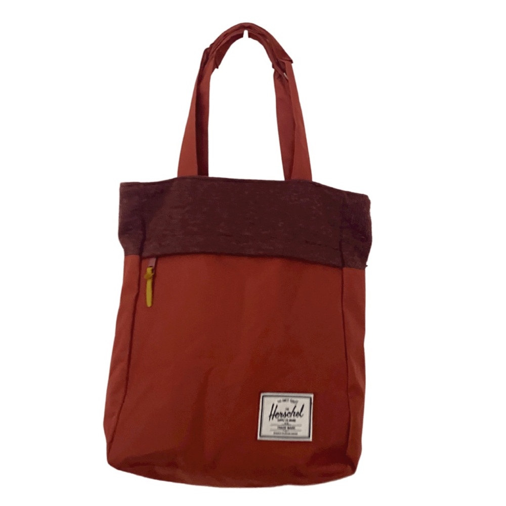 Herschel laptop tote rust knitted collection